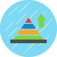 Pyramid CHart Vector Icon Design