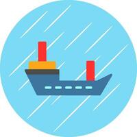 Ship Vector Icon Design