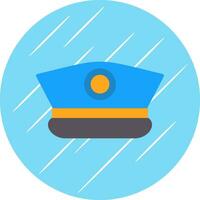 Captain Cap Vector Icon Design