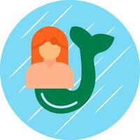 Mermaid Vector Icon Design