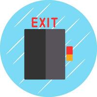 Exit Vector Icon Design