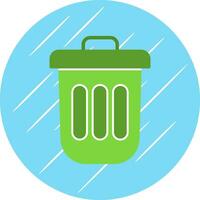 Dustbin Vector Icon Design