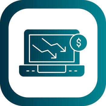 Decrease Vector Icon Design