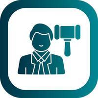 Lawyer Vector Icon Design