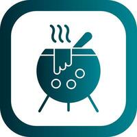 Cauldron Vector Icon Design