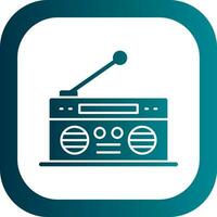 diseño de icono de vector de radio