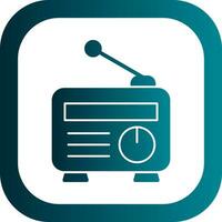 diseño de icono de vector de radio