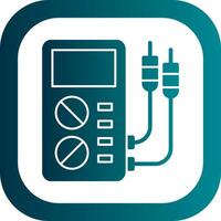 Voltmeter Vector Icon Design