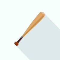 Baseball bat icon. Isolated vector illustration