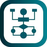 Flow Chart Vector Icon Design