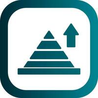 Pyramid CHart Vector Icon Design