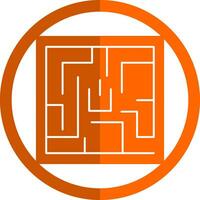 Labyrinth Vector Icon Design