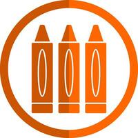 Crayons Vector Icon Design