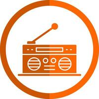 diseño de icono de vector de radio