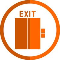 Exit Vector Icon Design