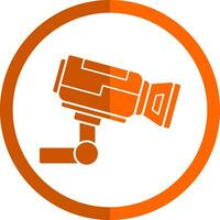 Security Camera Vector Icon Design