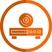 DVD jugador vector icono diseño