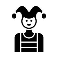 Jester Vector Glyph Icon For Personal And Commercial Use.