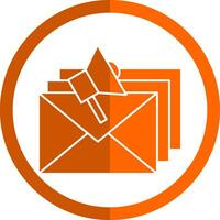 Email Marketing Vector Icon Design