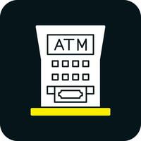 Atm Machine Vector Icon Design