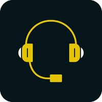 Headset Vector Icon Design