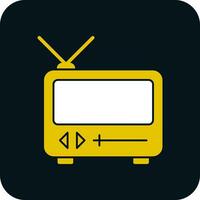 diseño de icono de vector de televisión