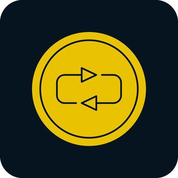 diseño de icono de vector de bucle