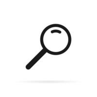 Search Icon on white background. Vector illustration.