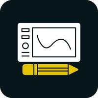 Graphic Tablet Vector Icon Design