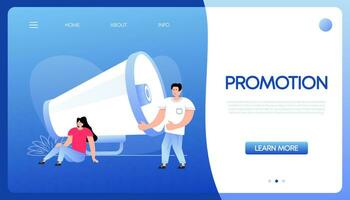 Promotion people, great design for any purposes. Discount coupon. vector