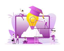 innovación negocio idea, creativo mente, solución a resolver problema. vector ilustración.