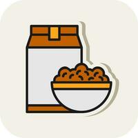 cereal vector icono diseño