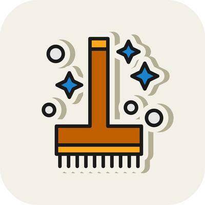 Broom Vector Icon Design