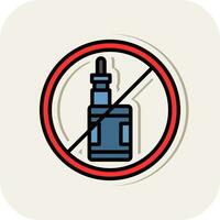 Quit Smoking Vector Icon Design