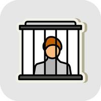 Prisoner Vector Icon Design