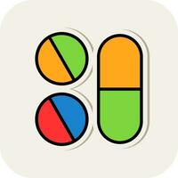 Pills Vector Icon Design