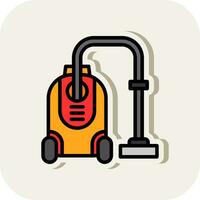 Vacuum Cleaner Vector Icon Design