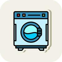 Washing Machine Vector Icon Design