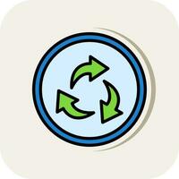 Recycle Vector Icon Design