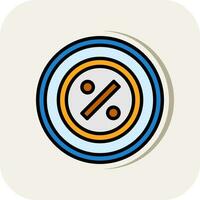 Percentage Vector Icon Design