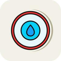 Waterdrop Vector Icon Design