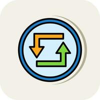 Swap Vector Icon Design