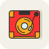 Turntable Vector Icon Design