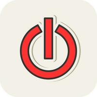 Power Button Vector Icon Design