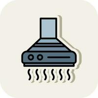 Extractor Hood Vector Icon Design