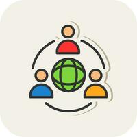 Online Community Vector Icon Design