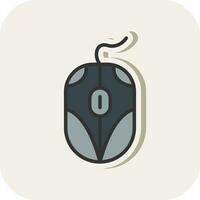 Computer Mouse Vector Icon Design