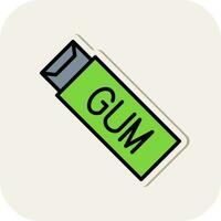 Chewing Gum Vector Icon Design