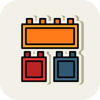 Blocks Vector Icon Design