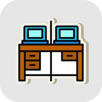 Work Space Vector Icon Design